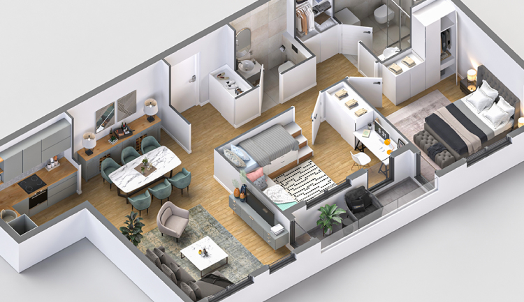 間取り変更イメージ